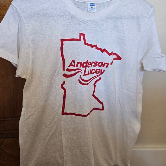 1980 Anderson Lucy Minnesota Campaign Shirt - Picture 1 of 2